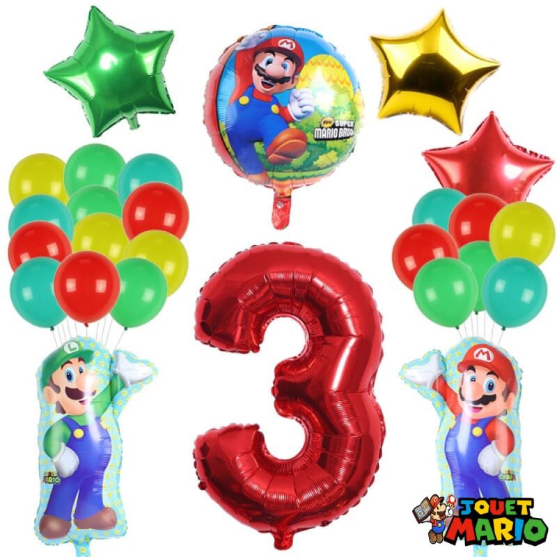 Ballon Anniversaire Mario