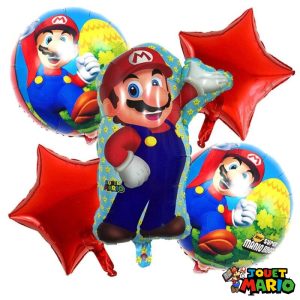 Ballon Etoile Mario Helium