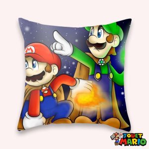 Coussin Mario Et Luigi