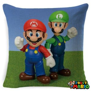 Housse de Coussin Mario et Luigi